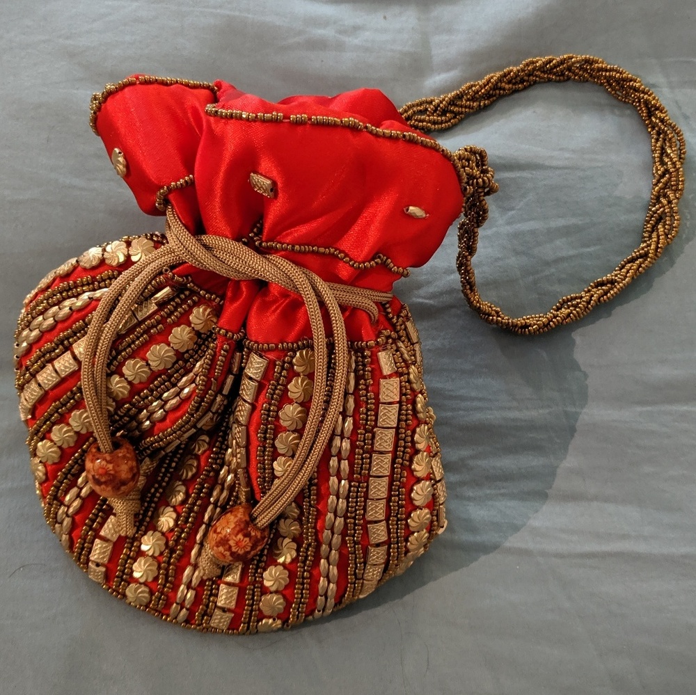 Handcrafted In IndiaBeaded Purse